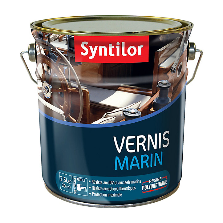 Vernis extérieur marin Incolore Satiné Syntilor - 2.5 L