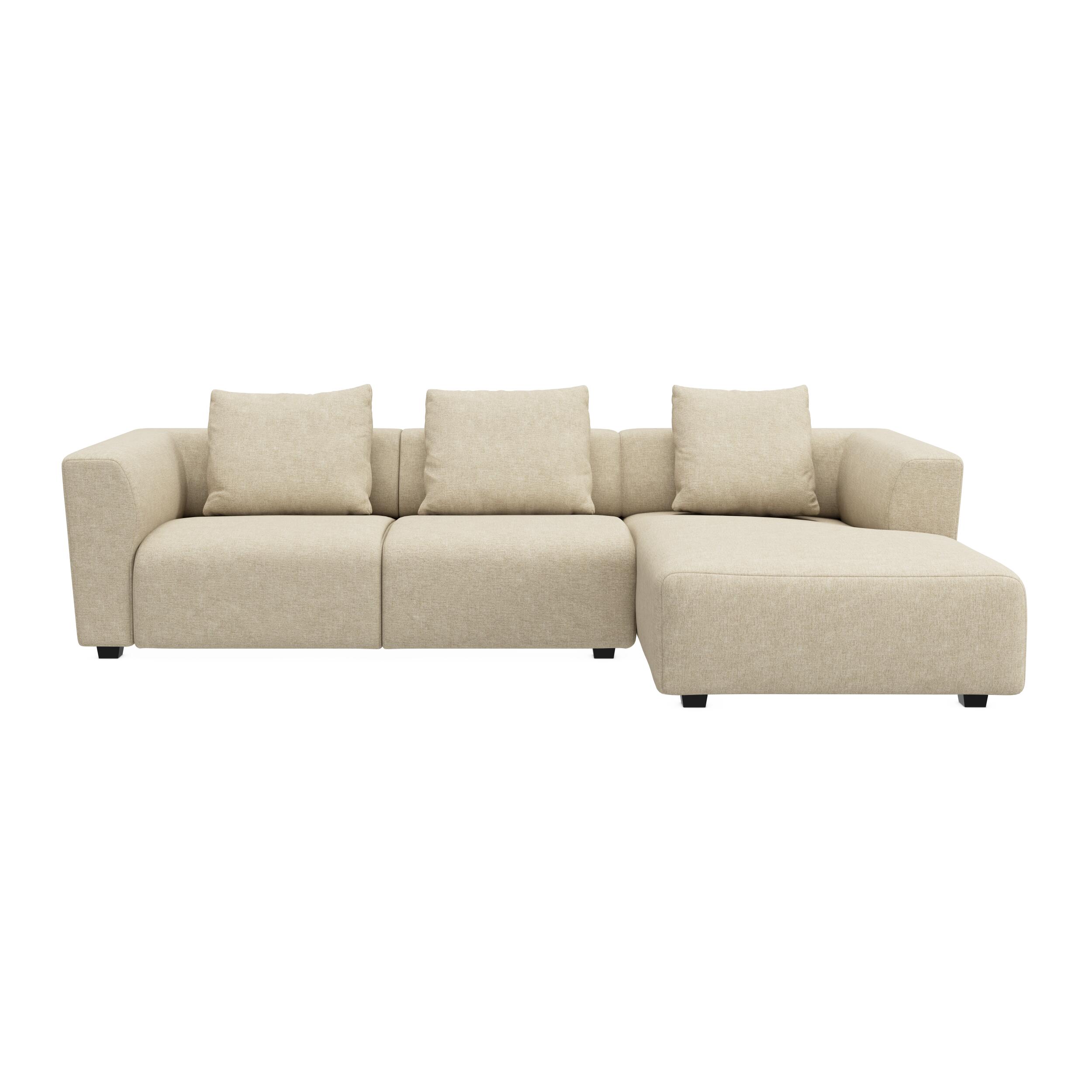 Solaro højrevendt sofa med chaiselong