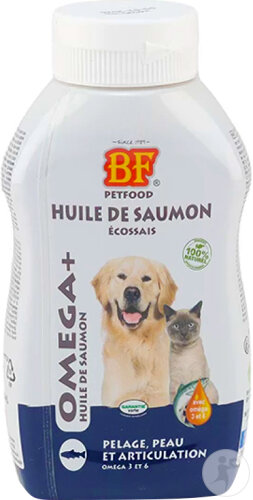 BF Petfood Huile De Saumon Chiens Et Chats Bouteille 250ml