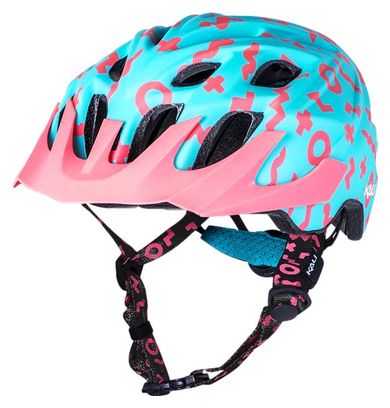 Casque Enfant Kali Chakra Plus Bleu Turquoise/Rose - Taille Unique (52-57 cm)