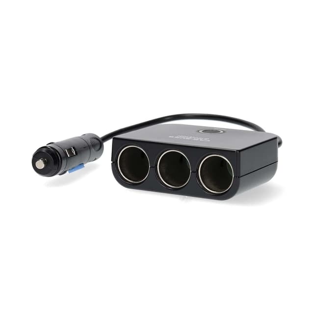 Nedis Universal DC Power Adapter | Biladapter | 150 W | Indgangsspænding: 12 V DC | 12 V DC | Maksimal udgangsstrøm pr. port: 4.0 A | Sort