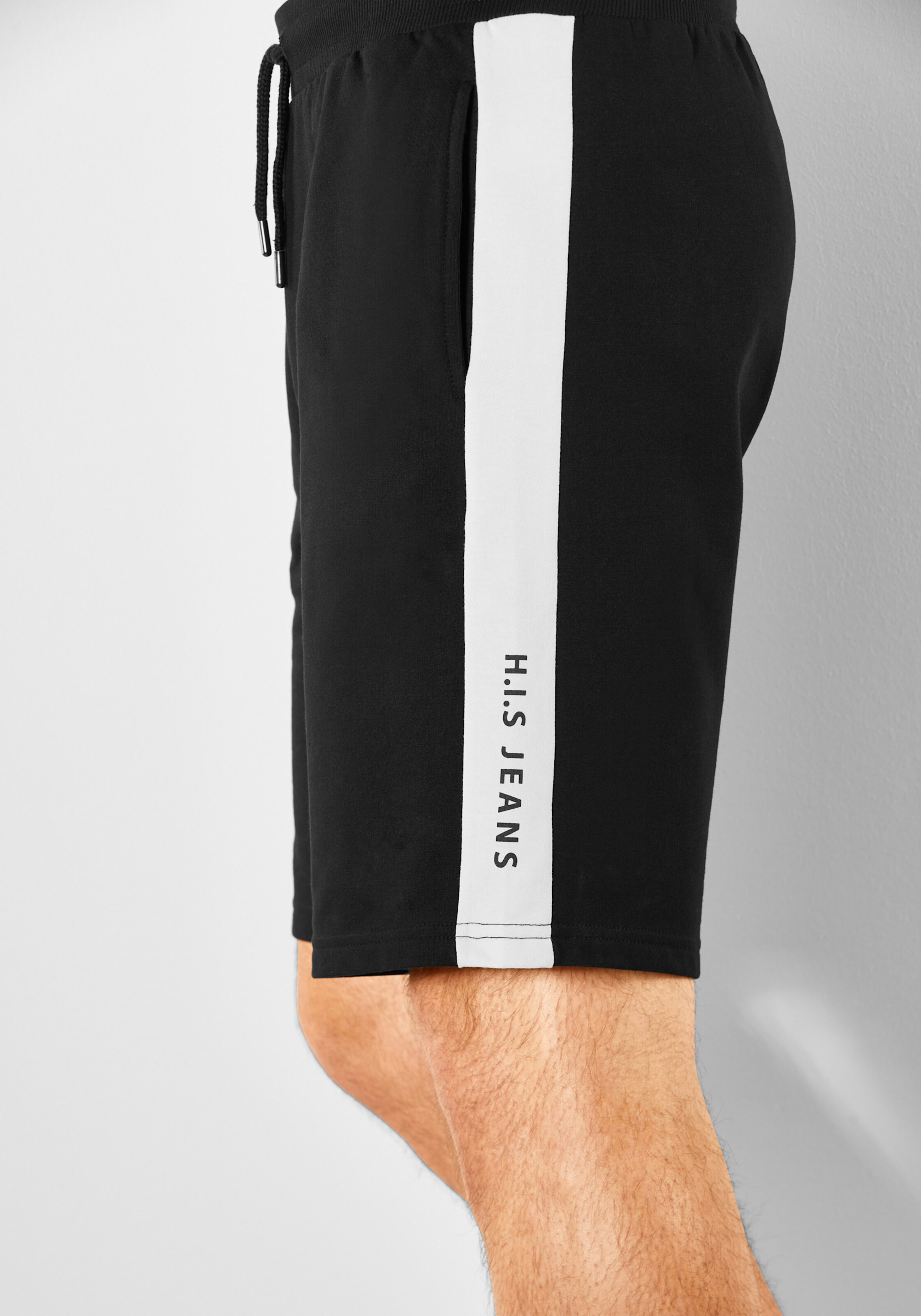 H.I.S Sweatshorts in schwarz