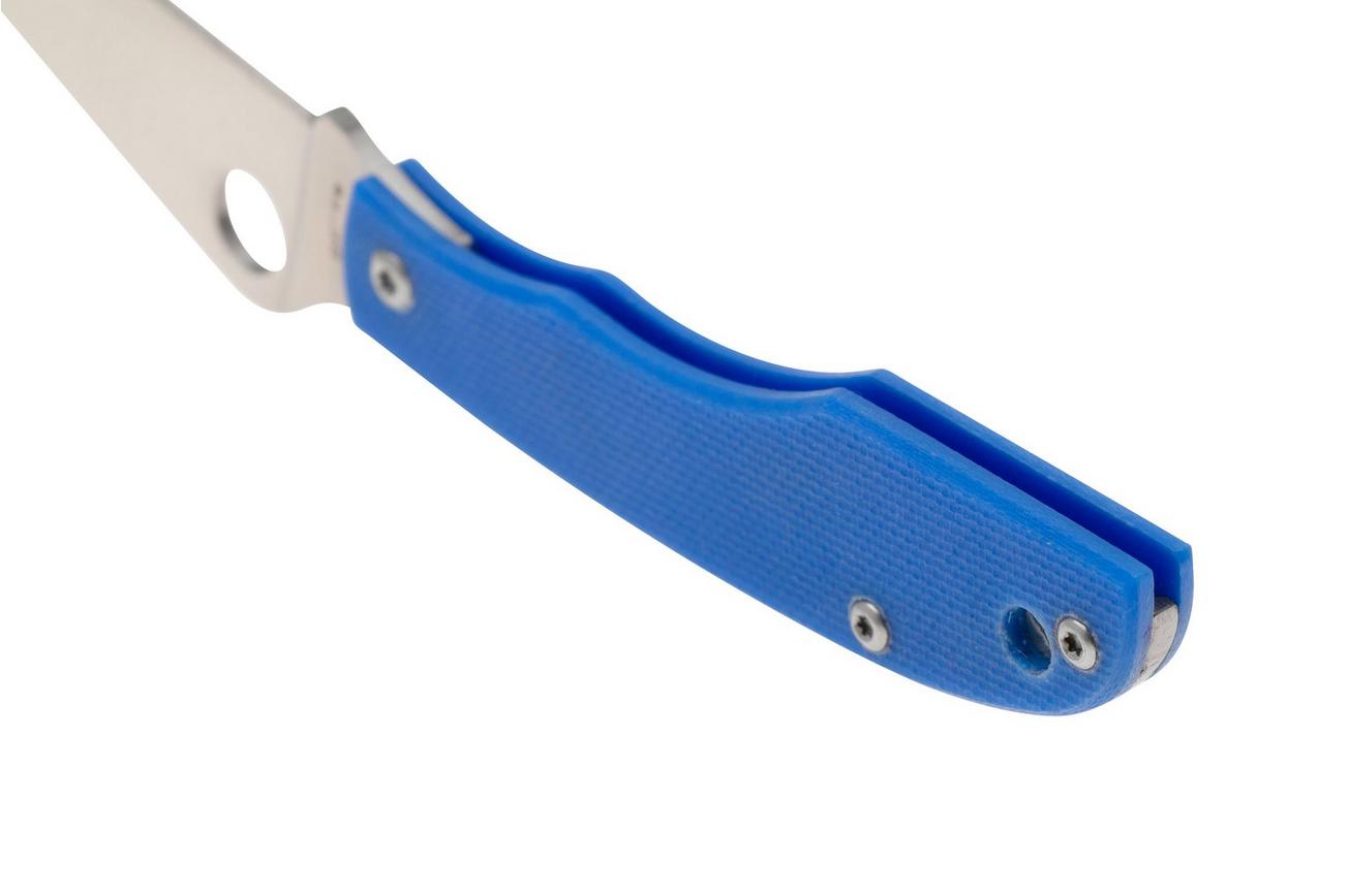 Spyderco Grasshopper Blue G10 C138GBLP sleutelhangerzakmes