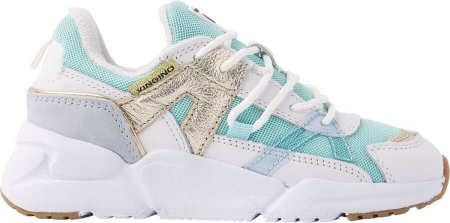 Vingino Odilia Lage sneakers Leren Sneaker Kids Blauw