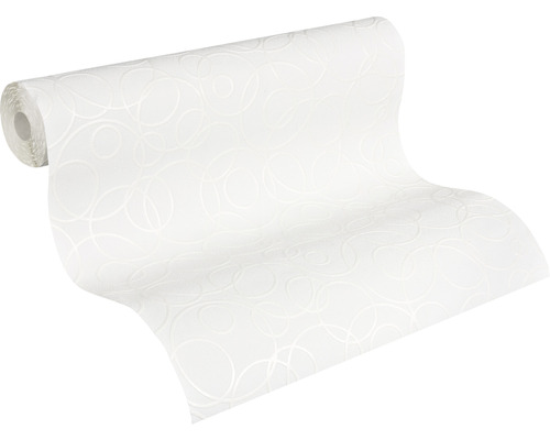 Vliesbehang 1045-19 Meistervlies ProProtect cirkels wit