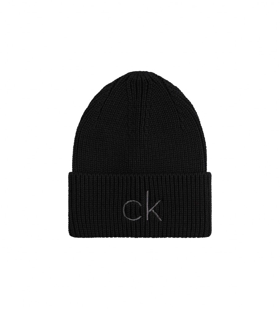 Gorro Calvin Klein Re-Lock preto
