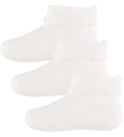 Melton Socken - 3er-Pack - Weiß