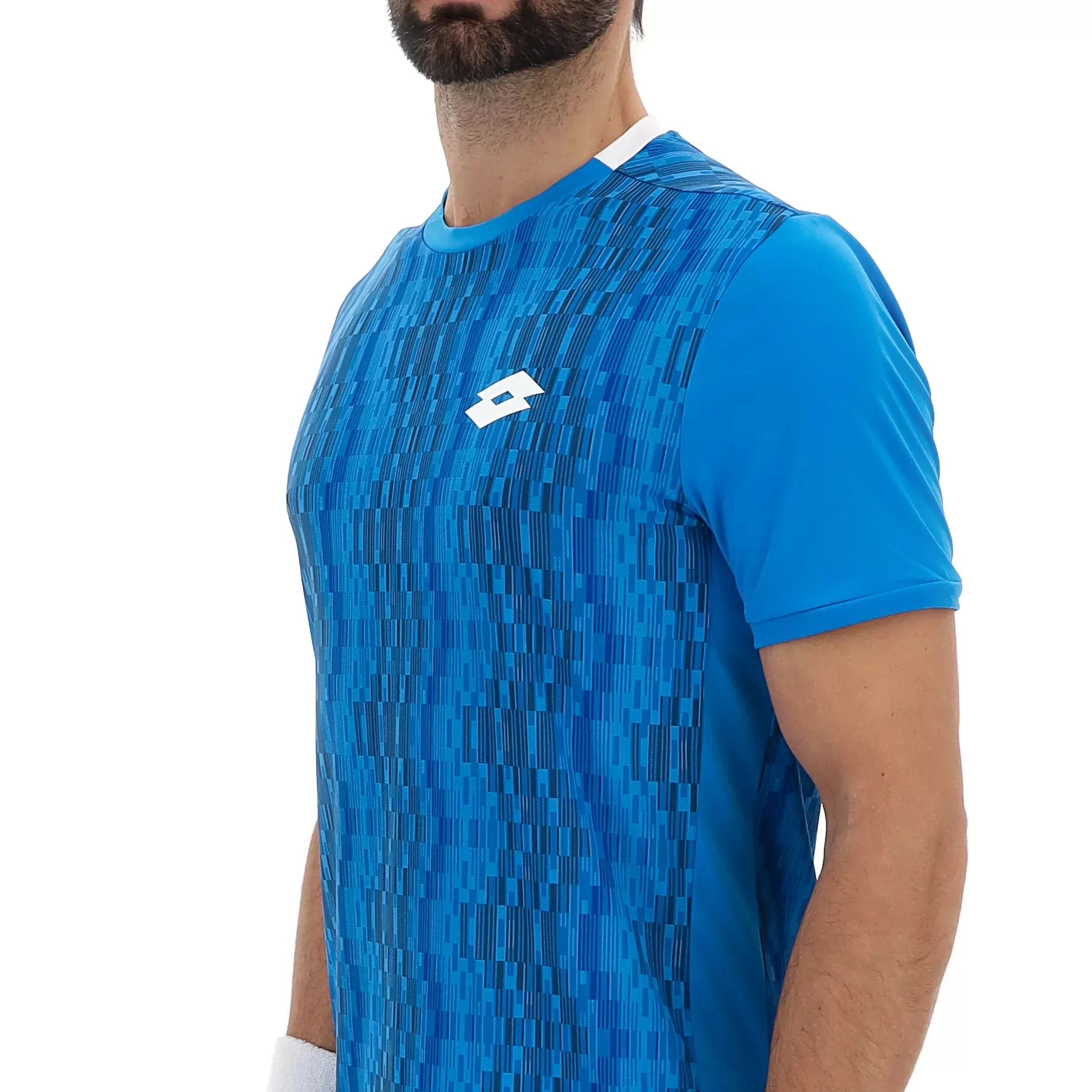 Lotto Tech IV D3 T-shirt Hommes - Bleu