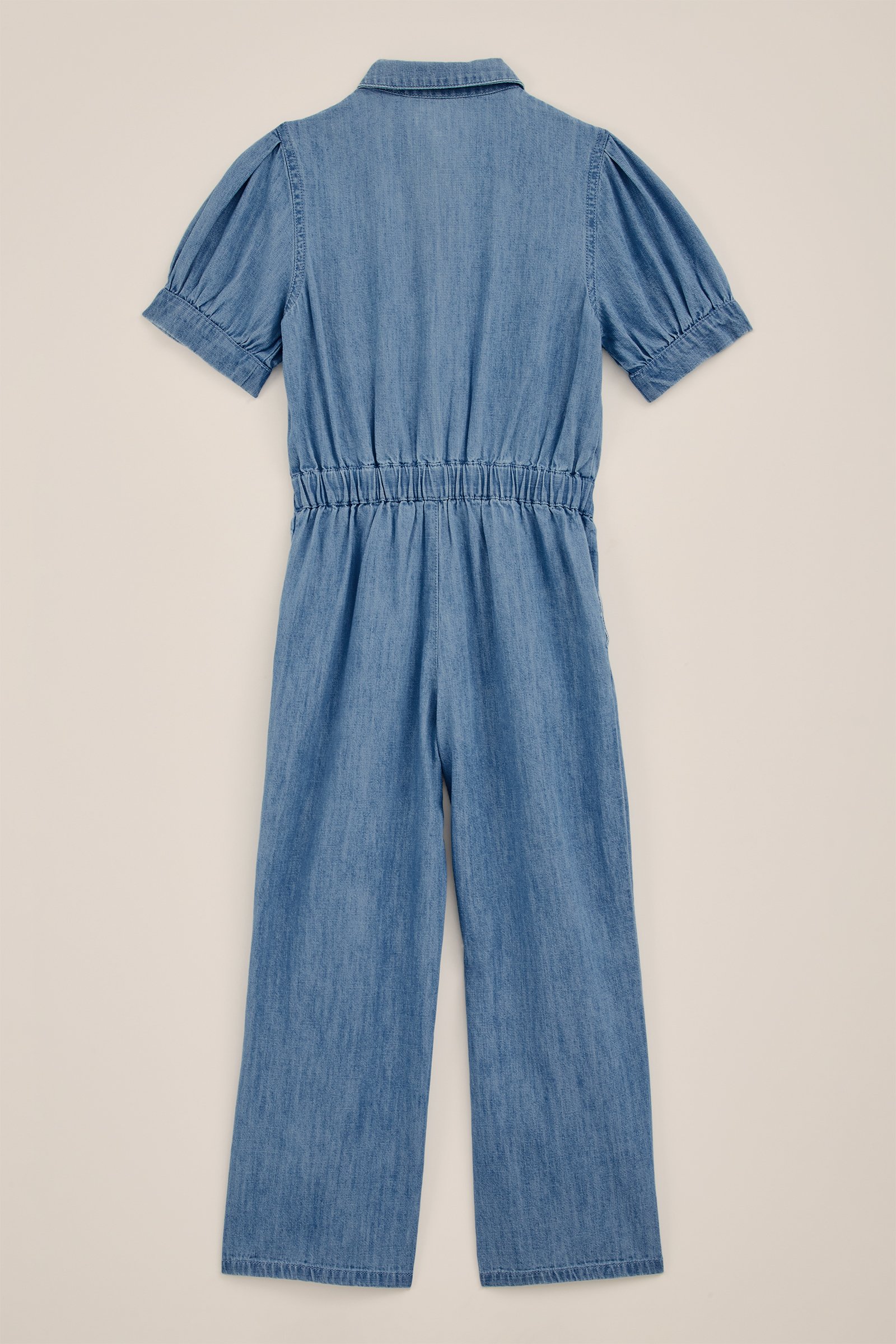 Meisjes denim jumpsuit Blue Ridge Lichtblauw