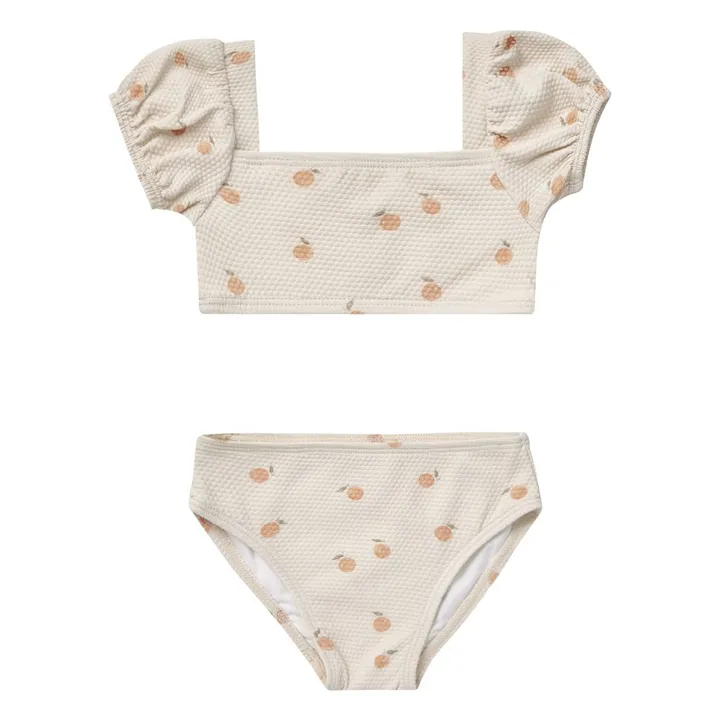 Quincy Mae Maillot 2 Pièces Zippy | Blanc cassé