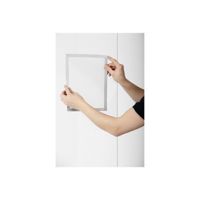 Durable Duraframe Poster Sun - Cadre d'affichage vitrostatique - A3 - argent