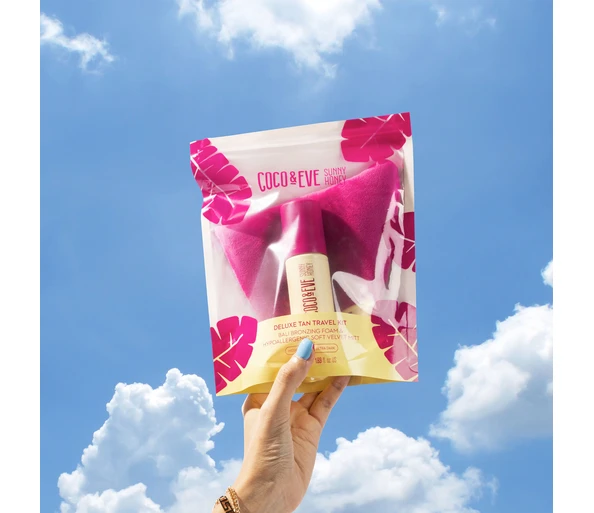 COCO & EVE Sunny Honey Self Tan Travel Kit Medium