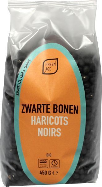 Greenage Zwarte bonen 450g