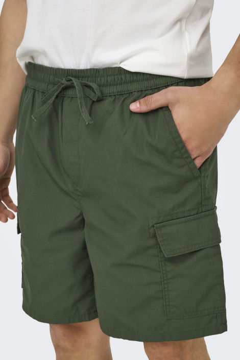 Only & Sons groene heren korte broek