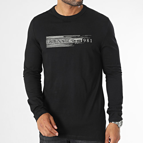 Tee Shirt Manches Longues M3YI15-K8FQ4 Noir