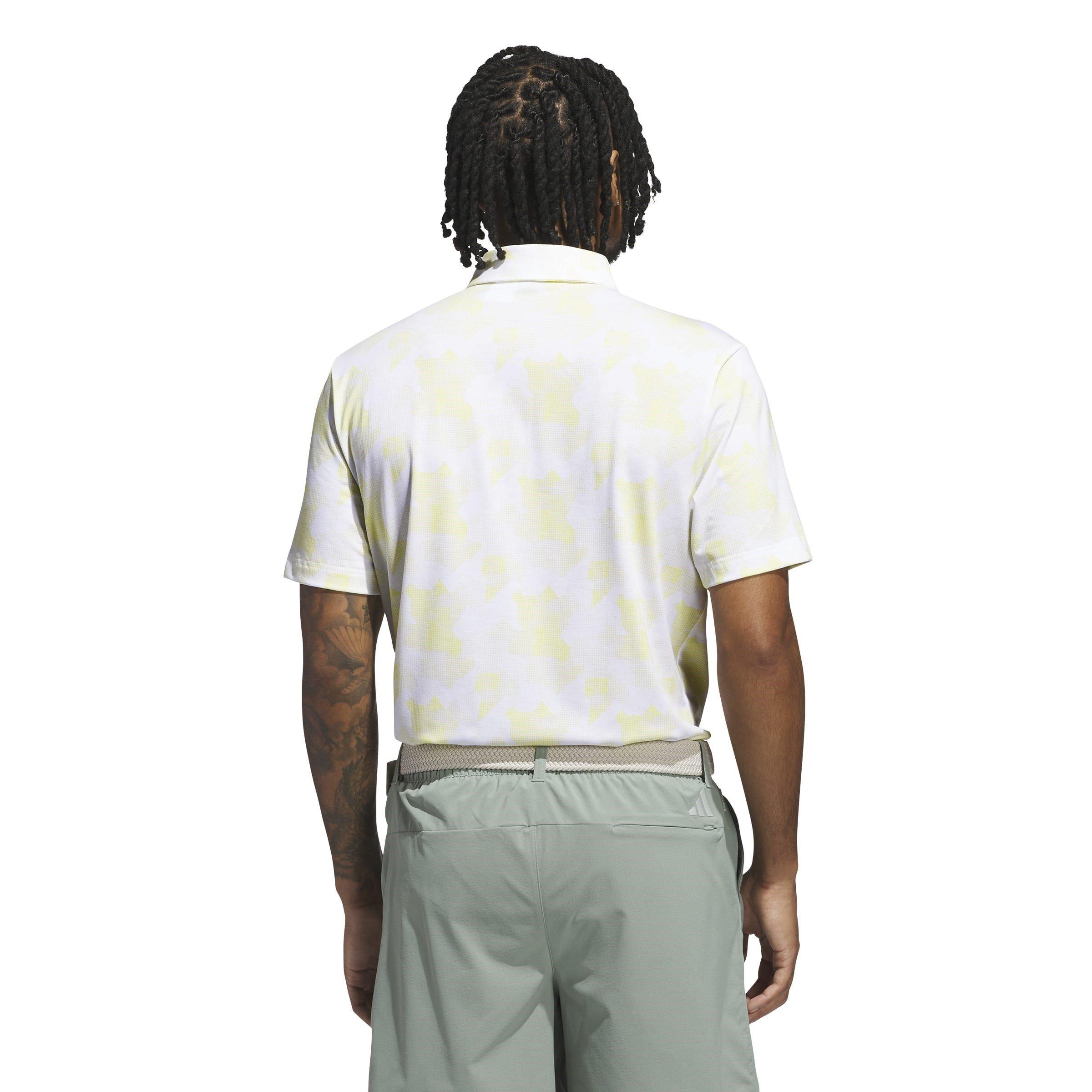 adidas All Over Print Golf Polo Shirt Mens