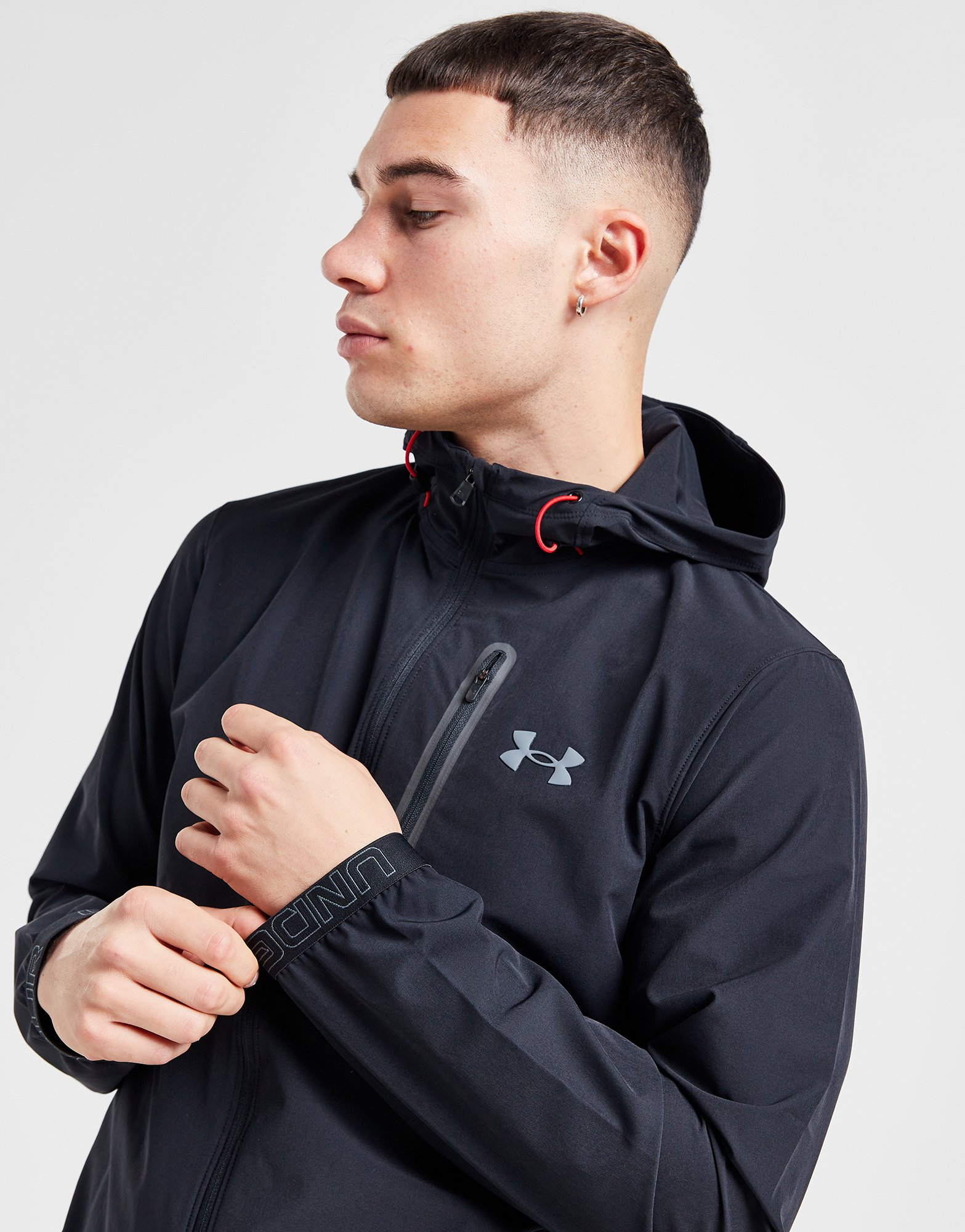 Under Armour Sweat à capuche Vanish Woven Zippé Homme