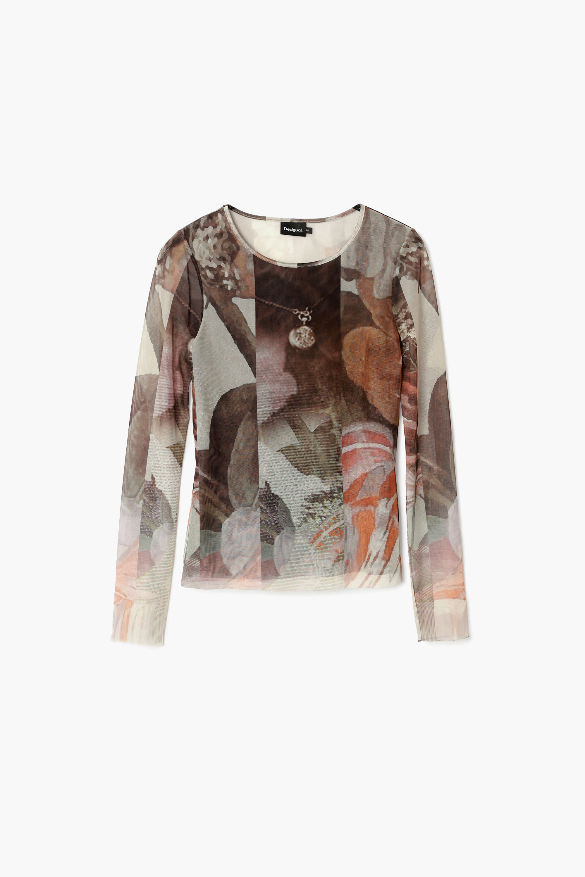 Camiseta estampado flores