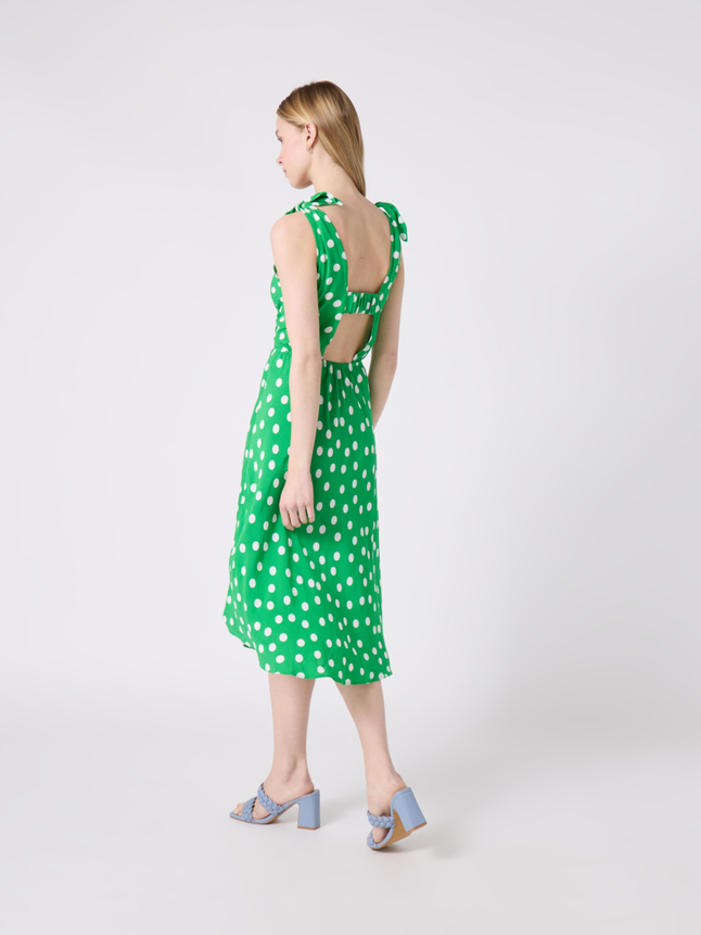 Robe midi à bretelles