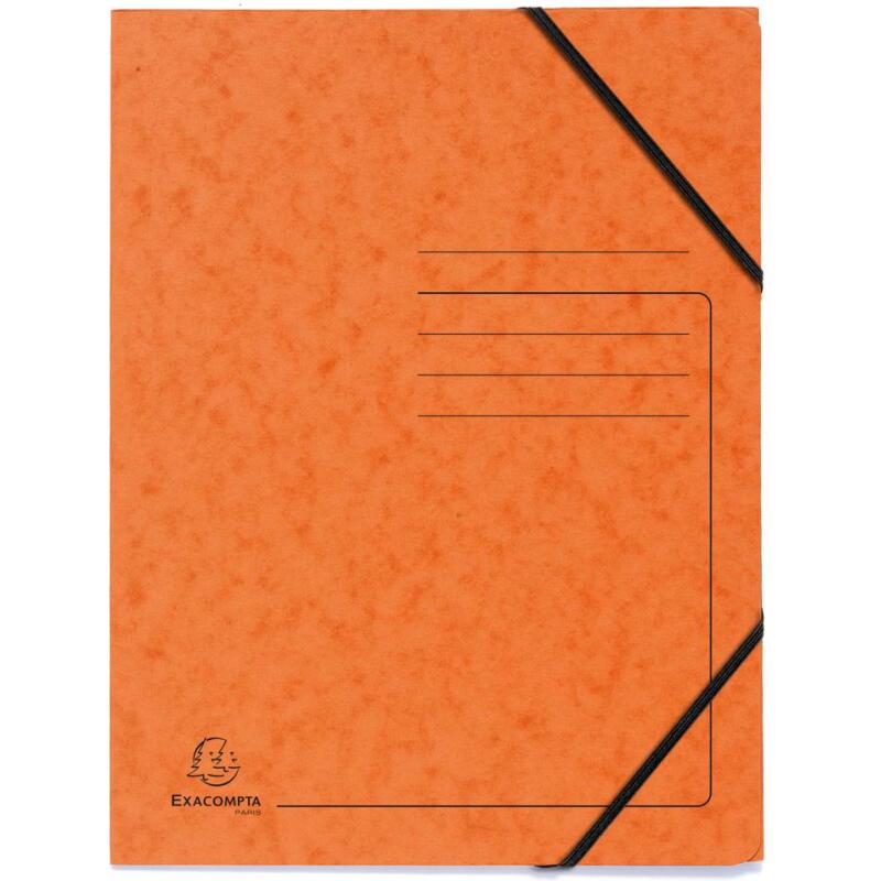 Chemise à élastique sans rabats carte lustrée 355gm2 - A4