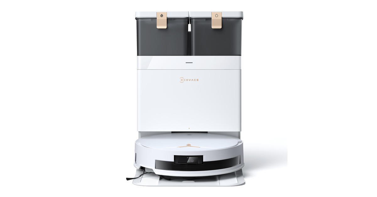 ECOVACSDeebot T50 max pro omni robotstofzuiger  (Wit, 18500 Pa)