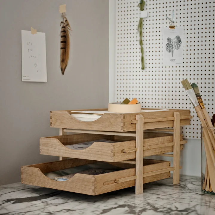 Fritz Hansen - Skagerak Dania Letter Tray, Eiche