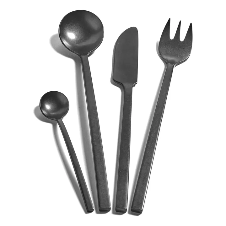 Serax Couverts 24 pièces La mère | Black