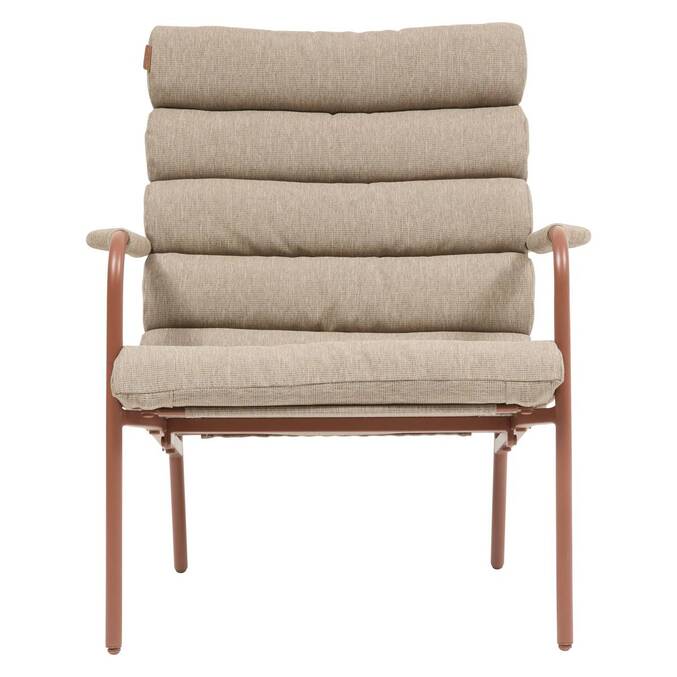Fauteuil relax de jardin SOLANI Acajou