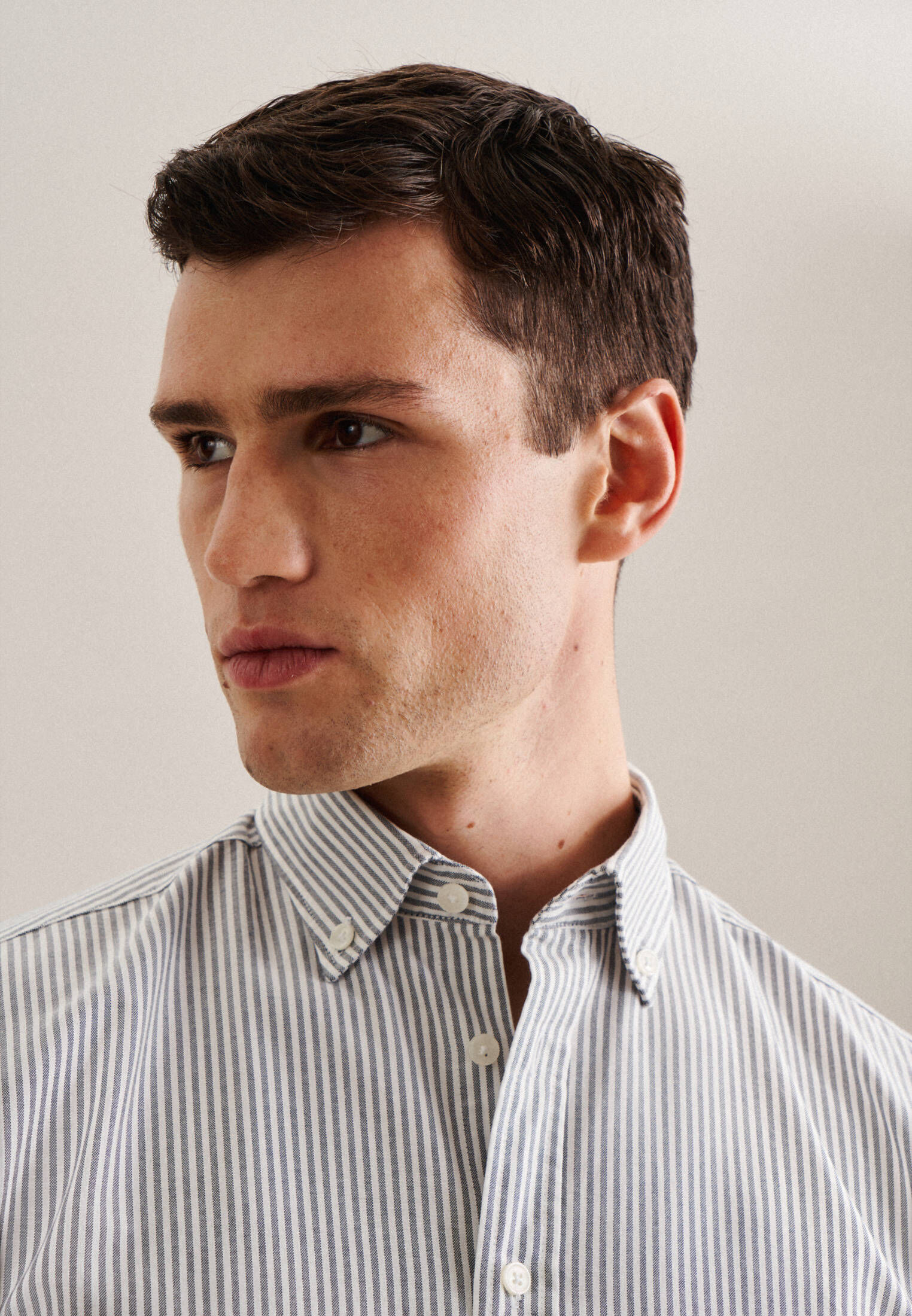 Seidensticker| Herren Casual Hemd Schwarze Rose