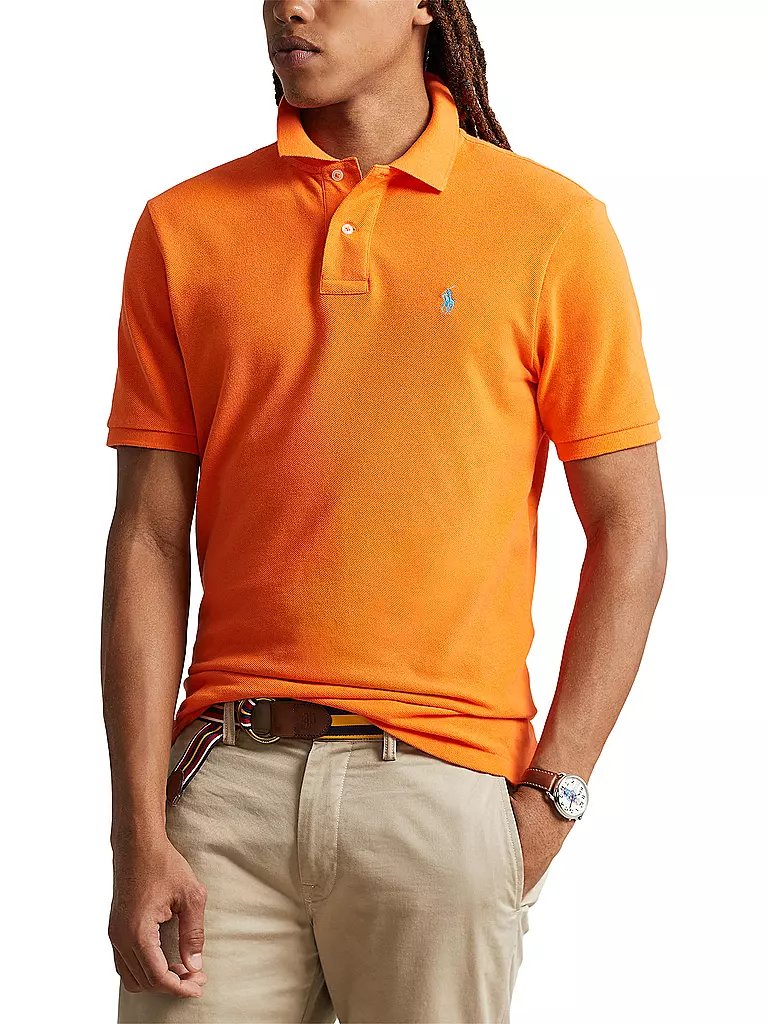 POLO RALPH LAUREN Poloshirt Custom Slim Fit orange