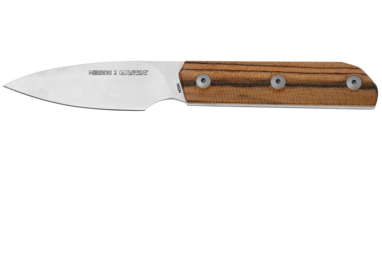Viper Mirror 2 VT4062BC Böhler M390, Bocote Wood, vaststaand mes