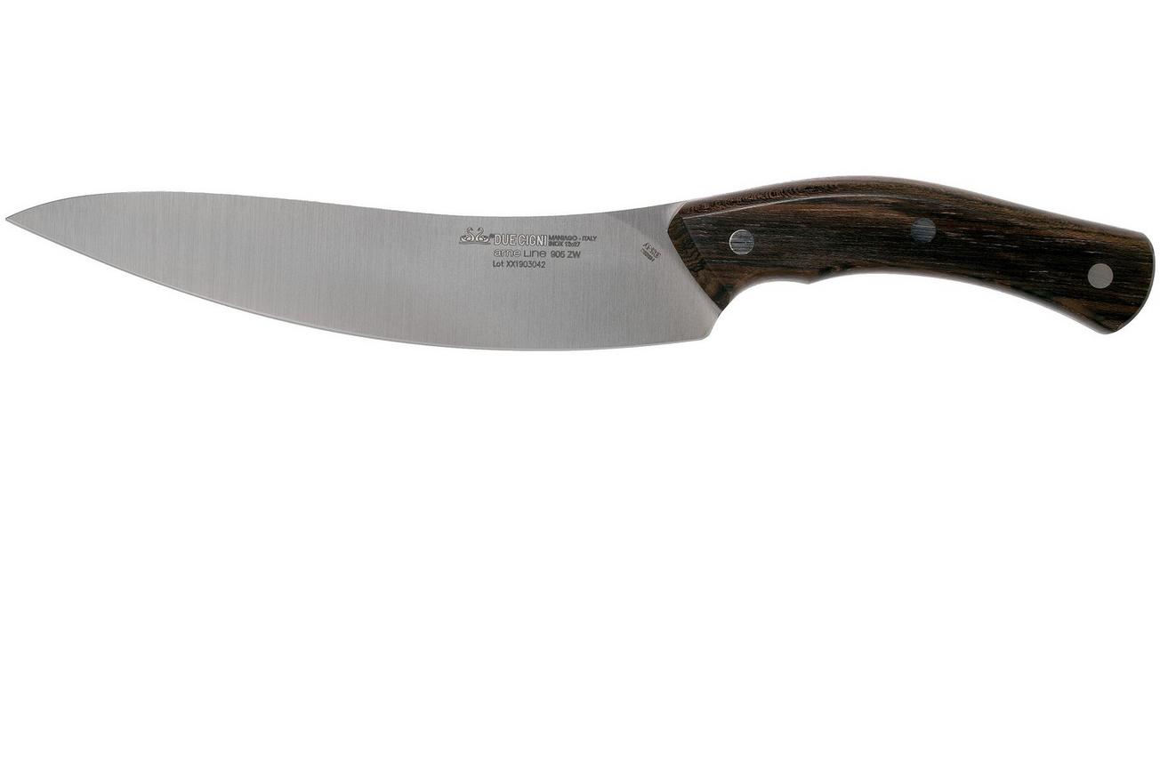 Due Cigni Arne Line vleesmes 20 cm, ziricote