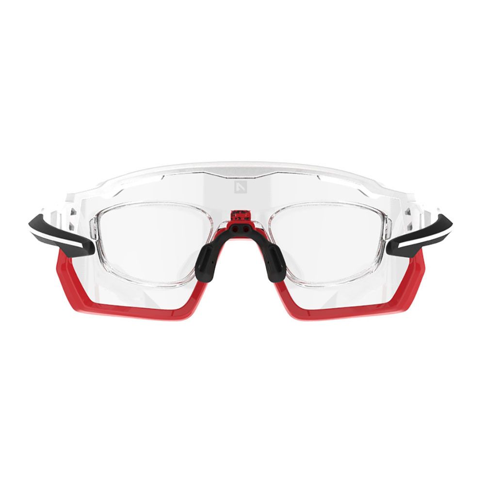 Azr KROMIC PRO RACE RX - Lunettes vélo blanc/rouge vernie