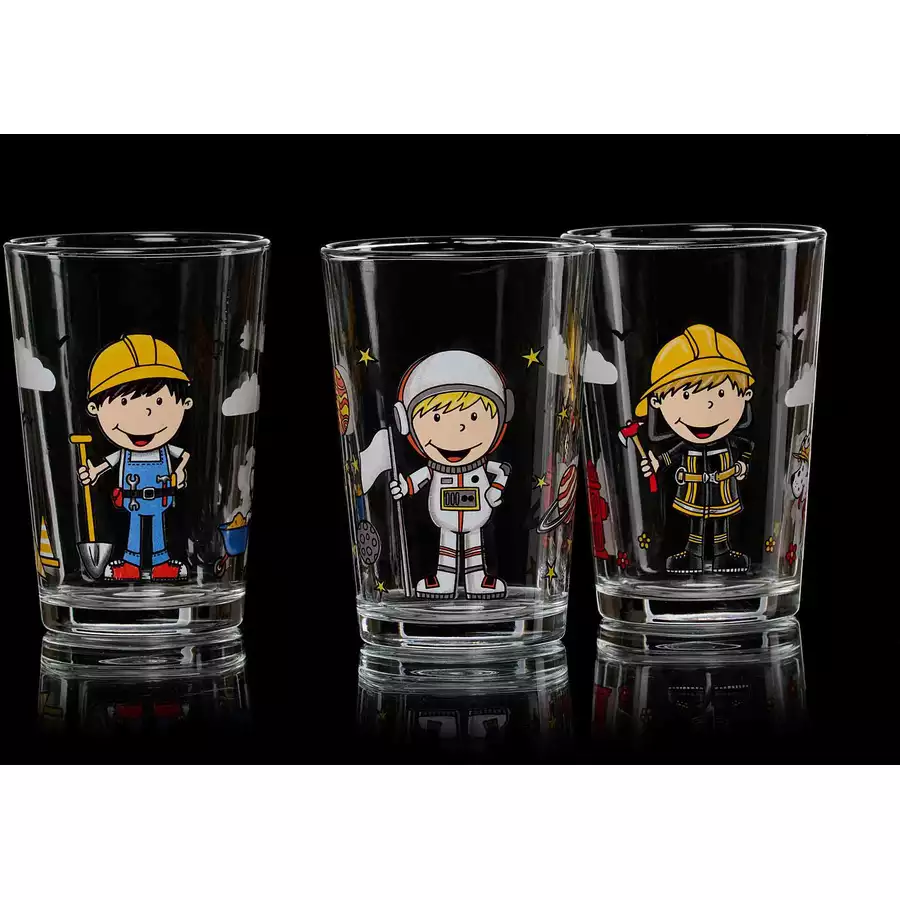 Ritzenhoff & Breker GmbH & Co. KG Kindergläser Berufe Jungen 205 ml 24er Set bunt