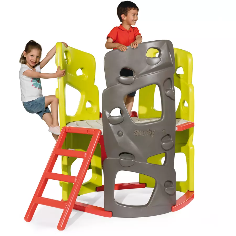 Smoby Abenteuer-Kletterturm mit Rutsche