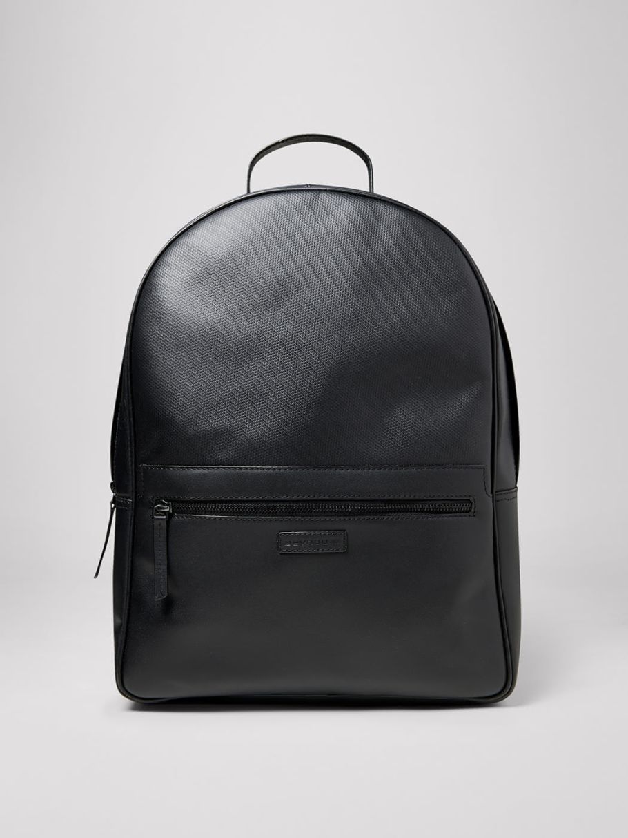 Sac à dos en cuir uni