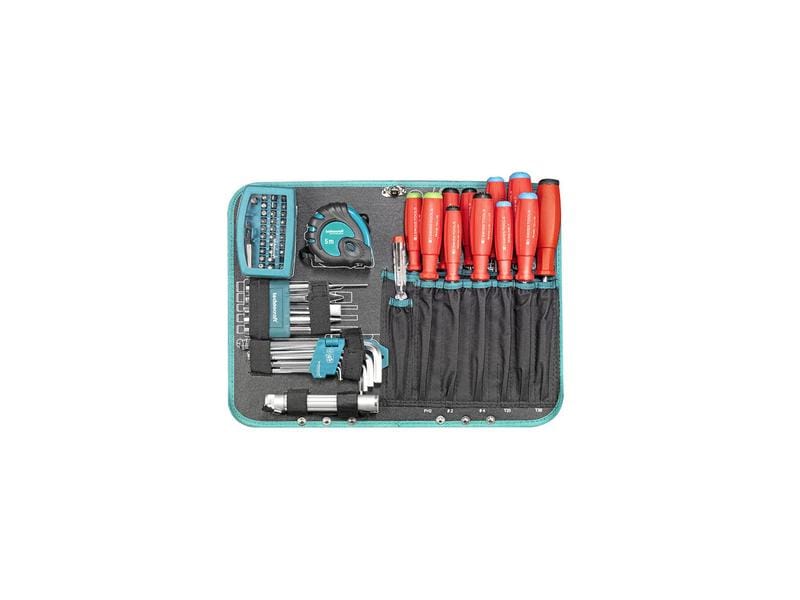 Technocraft Werkzeugkoffer Pro Chrome PB Swiss Tools 152-te ABS-Werkzeugkoffer für den Profi mit PB SWISSGRIP Schraubenzieher