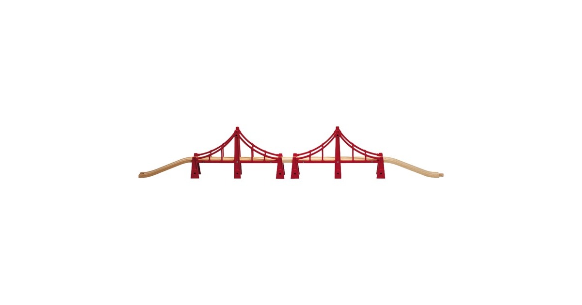 BRIOWorld - Dubbele hangbrug Baan
