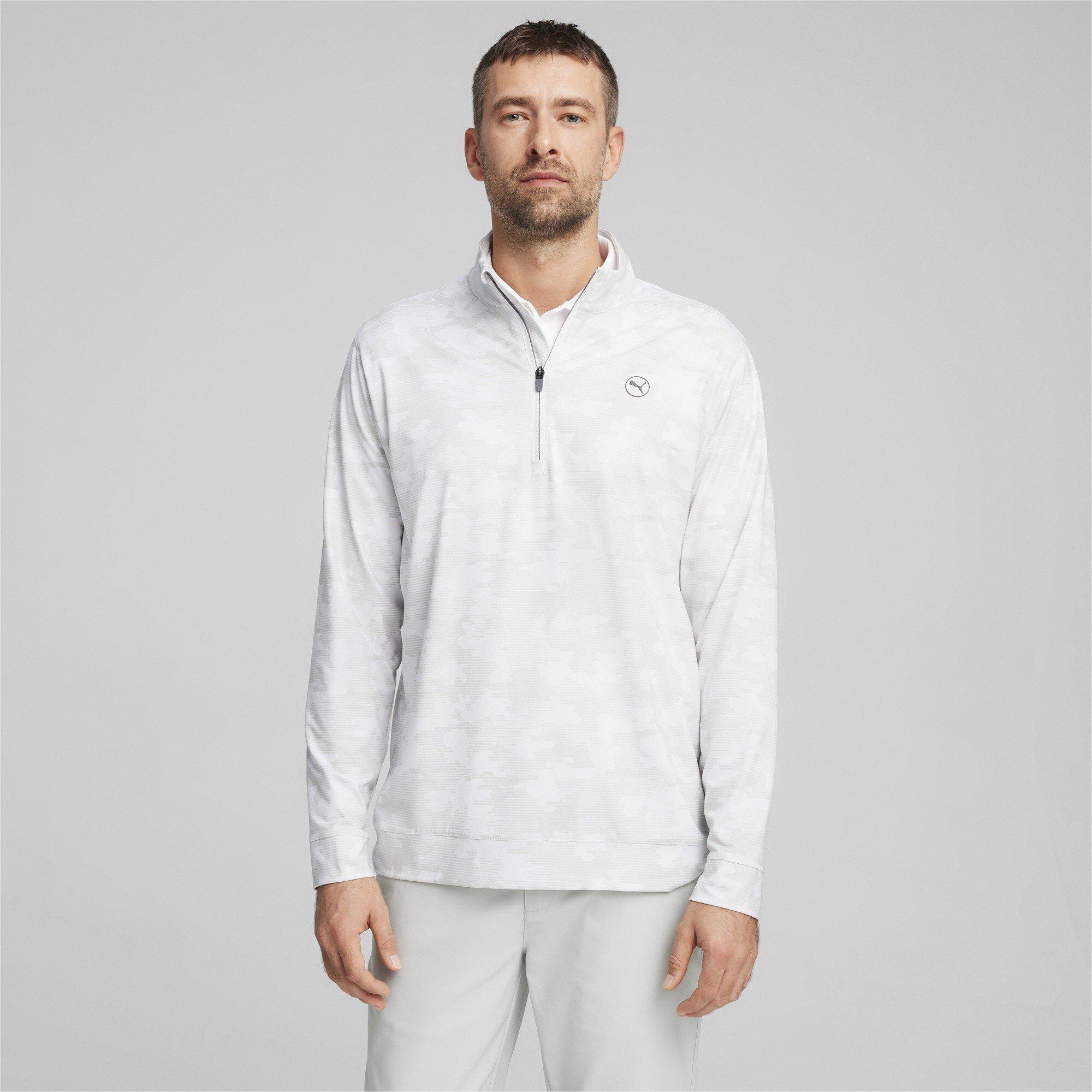 Puma Puma Cloudspun Camo 1/4 Zip Baselayer Top Mens