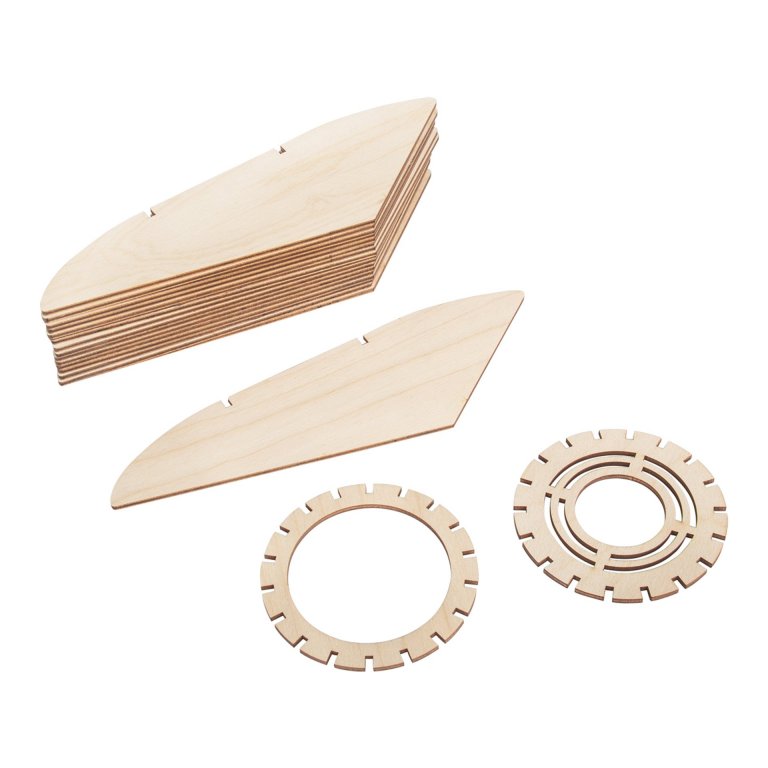 Holzbausatz Lampenschirm für E27, Kopenhagen