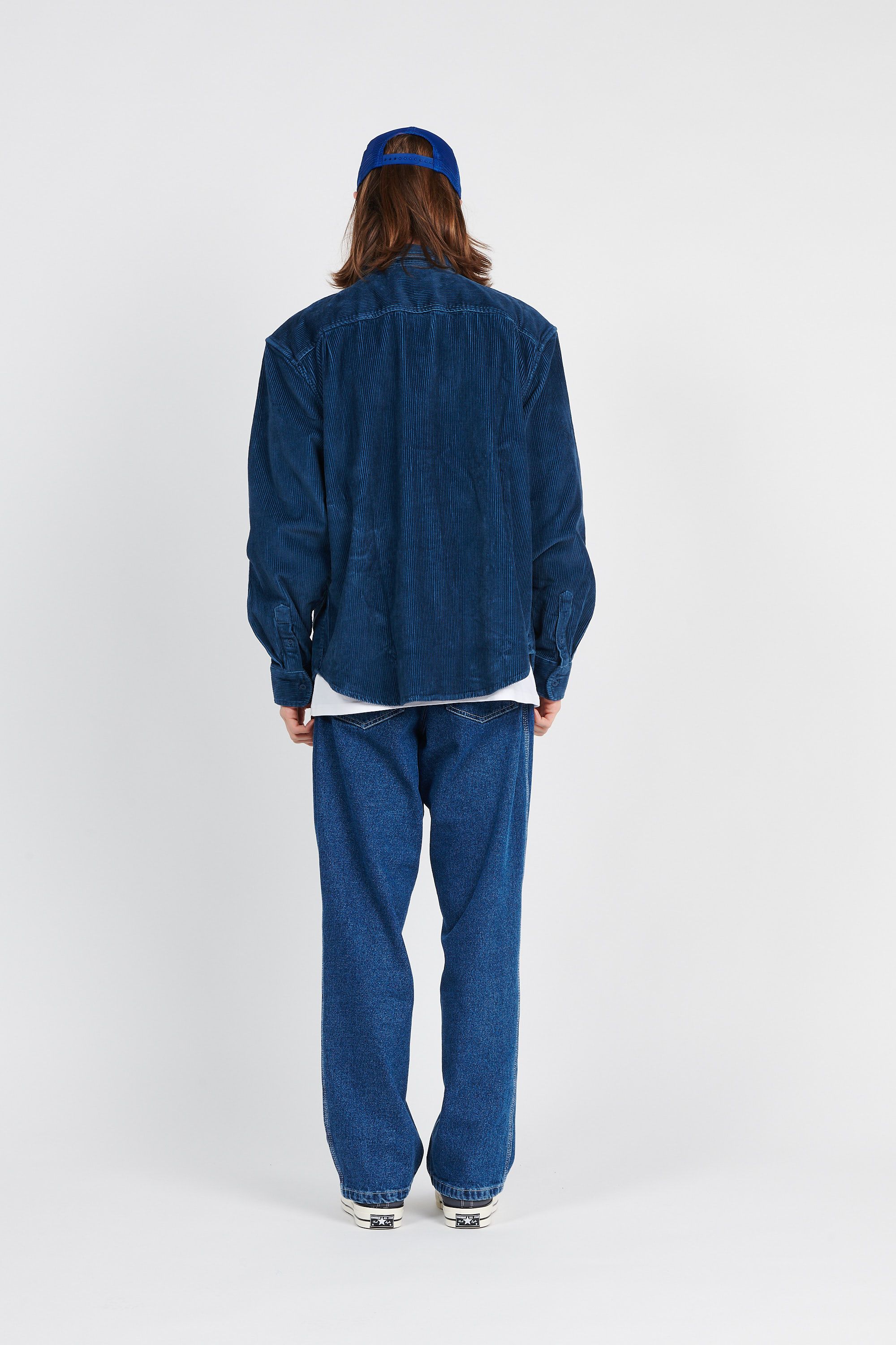 ELEMENT Surchemise en velours côtelé  BOLD CORDUROY Bleu