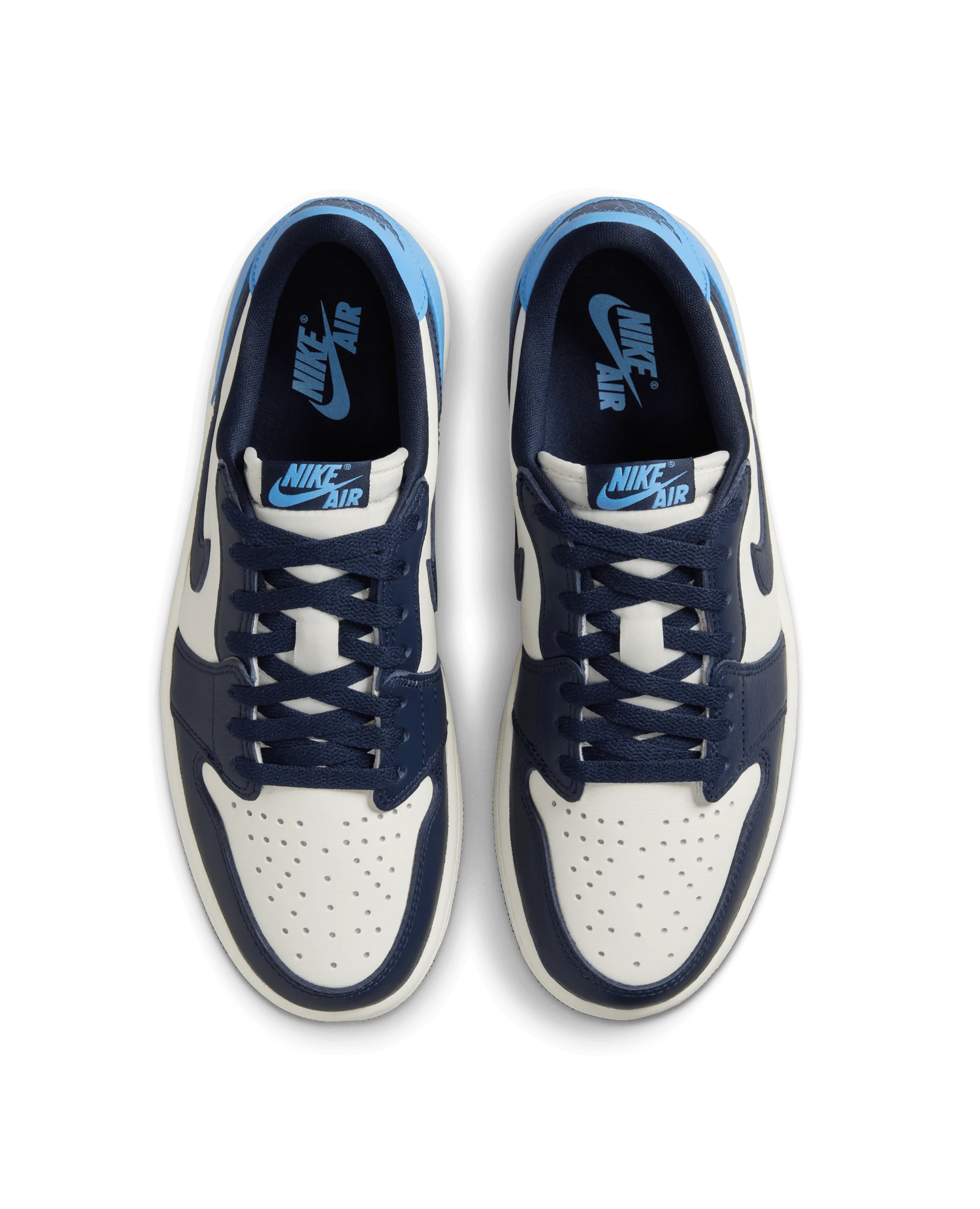 Air Jordan 1 Low OG (Obsidian/University Blue-Sail)