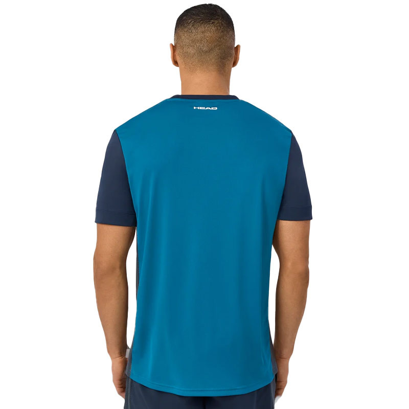 T-Shirt de tennis Head Slice homme bleu