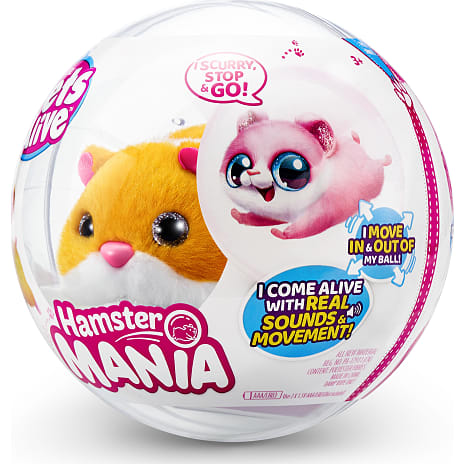 Pets Alive Hamstermania hamsterkæledyr - assorteret