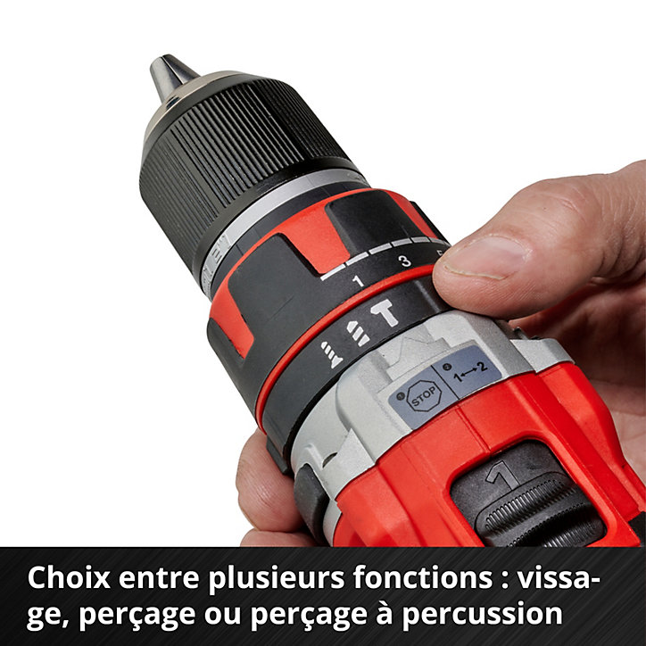 Perceuse visseuse à percussion sans fil Einhell Professional TP-CD 18/50 Li-i BL 2 x 2Ah