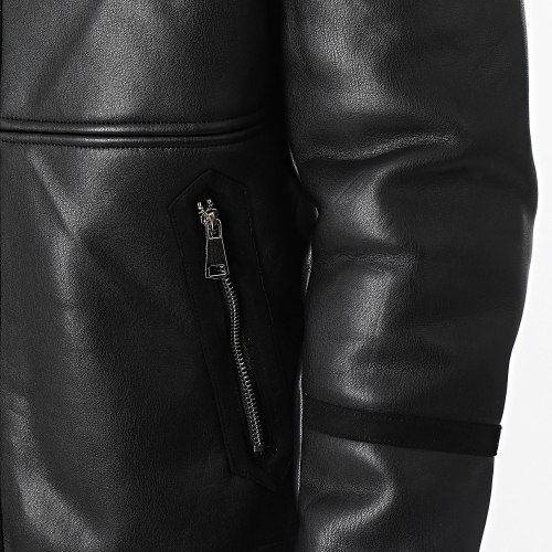 Veste Biker Noir