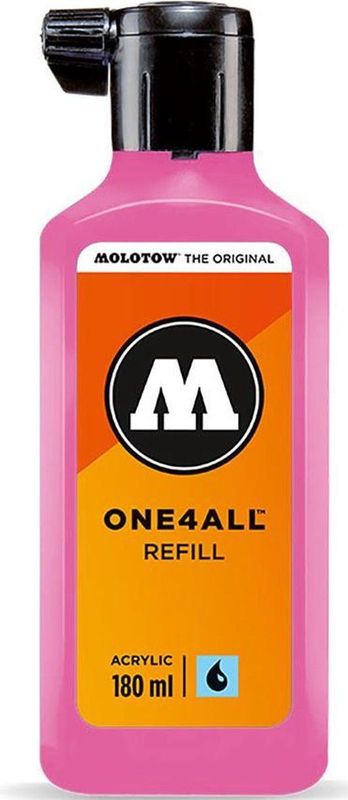 Molotow ONE4ALL™ - 180ml Roze navul Inkt op acrylbasis