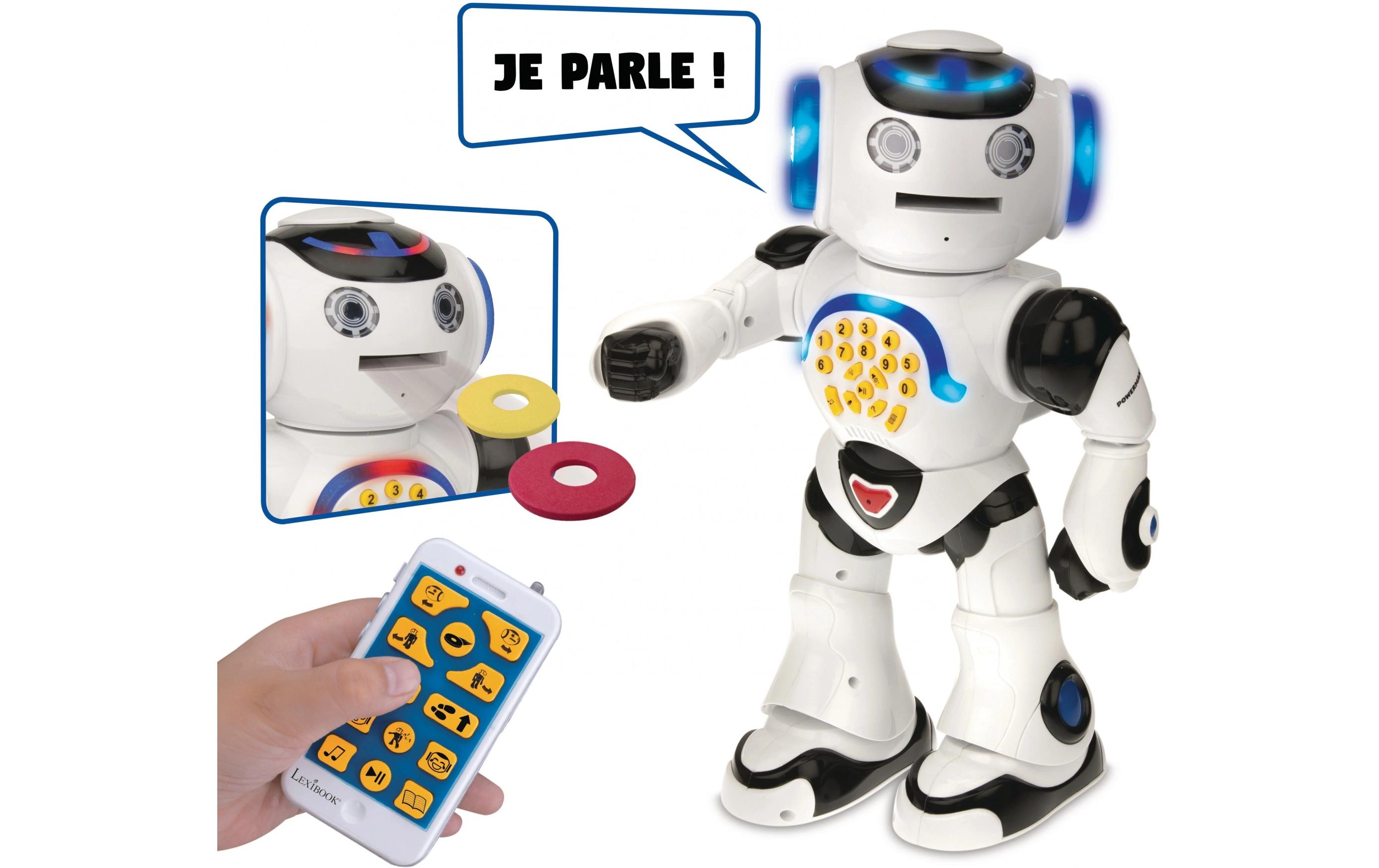 Powerman Roboter -FR-Interaktiver Roboter zum Spielen und Lernen mit Fernbedienung