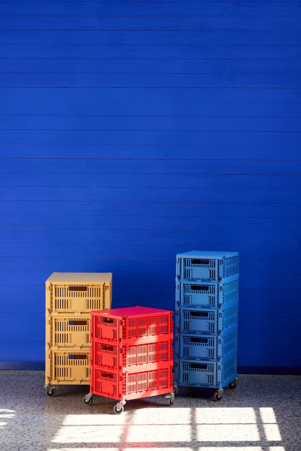 HAY  Colour Crate låg L - gul