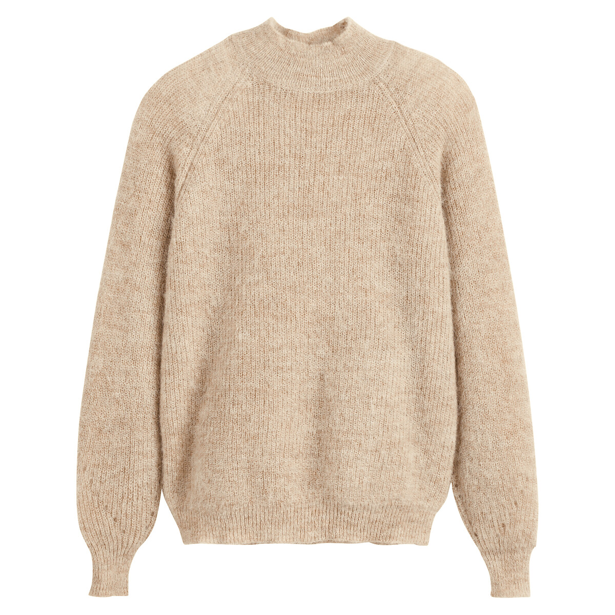 COLEÇÕES LA REDOUTE<br>Suéter ARISTIDE Signature com gola alta em alpaca mista